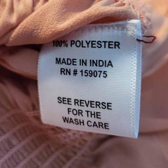 Wishing Waves Smocked Ruffle Cropped Top Size XL - Picture 7 of 10